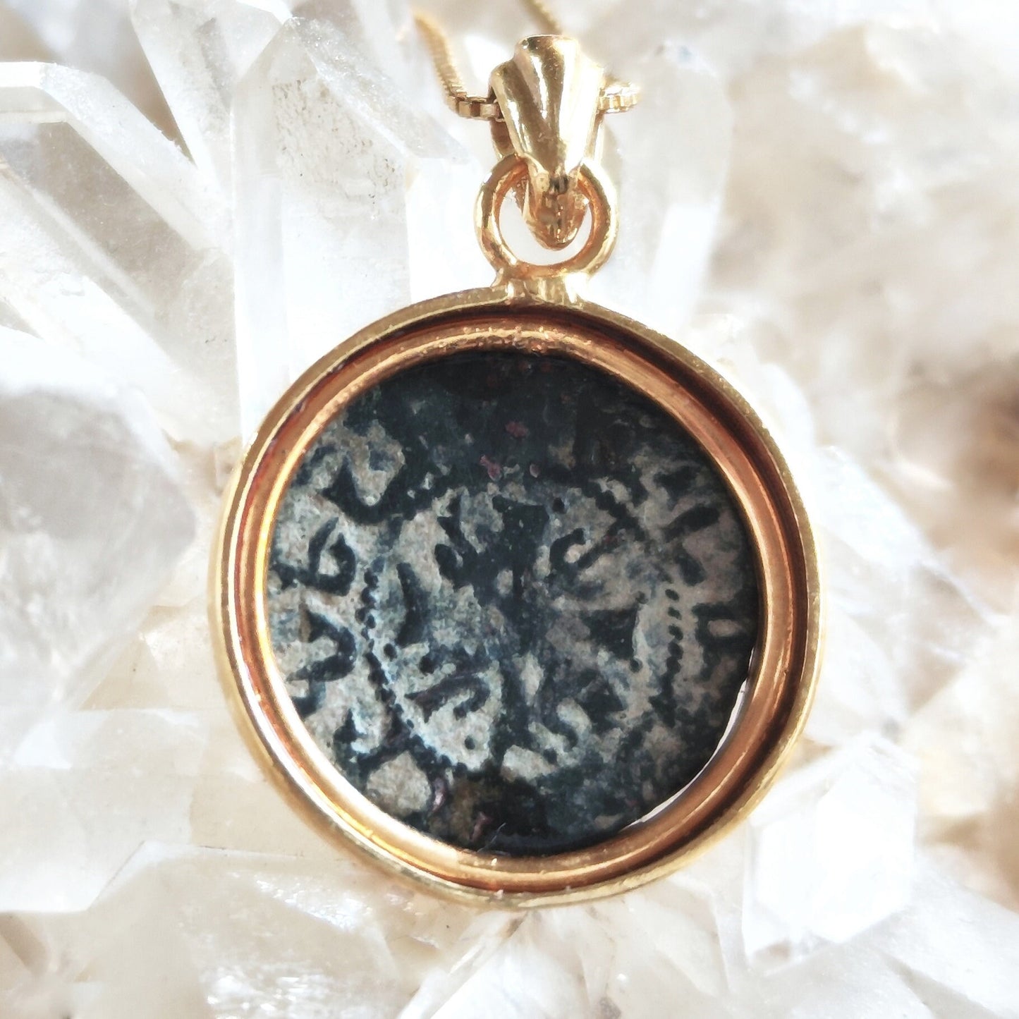 Ancient Crusader Knight Coin Pendant, Christian Cross Necklace, Horse Coin Gold Plated Necklace, Armenia Cilicia Coin, History Buff Gift