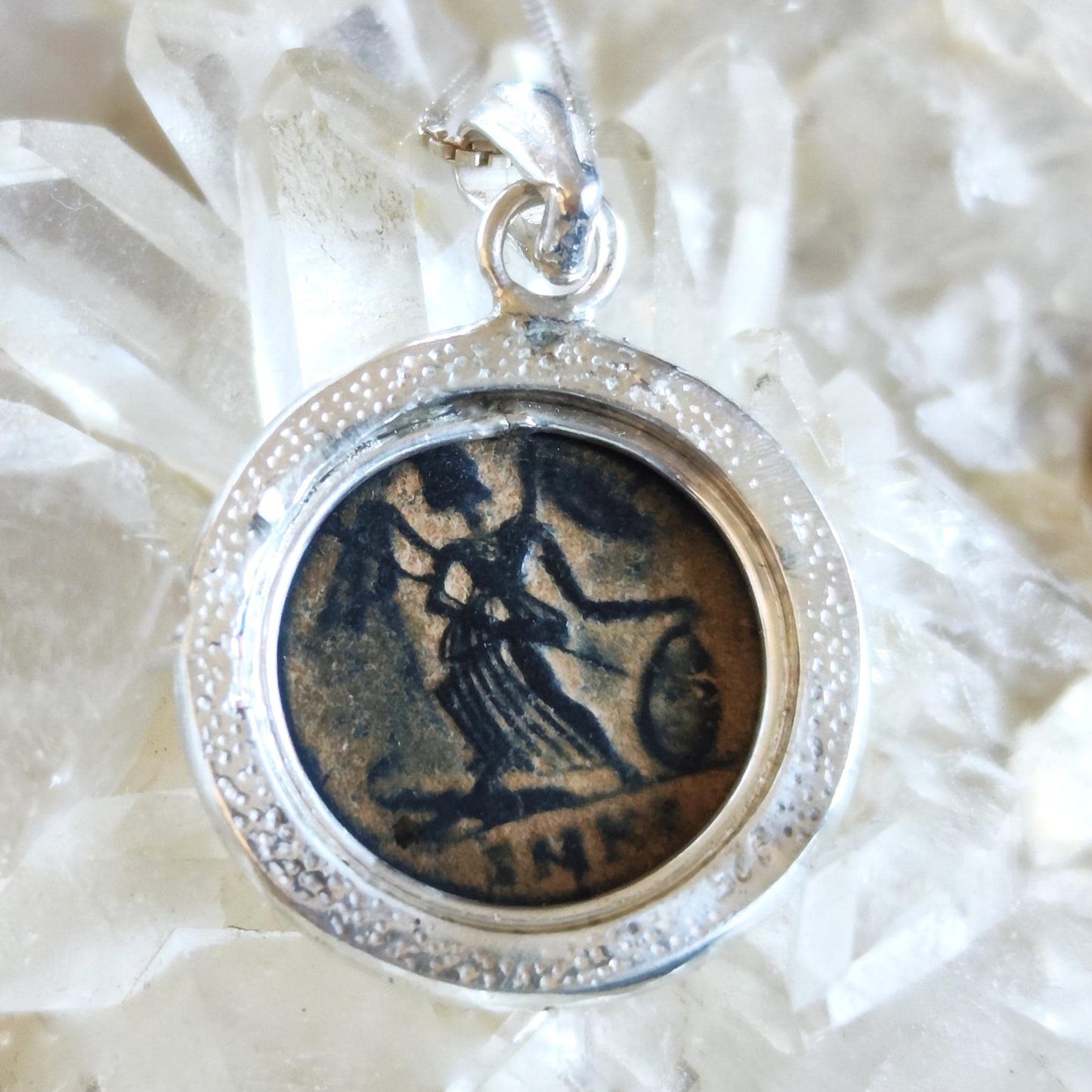 Constantine the Great Pendant, Christian Coin Necklace, Roman Coin Necklace, Ancient Coin Necklace, Antique Coin Pendant, Christian Gift