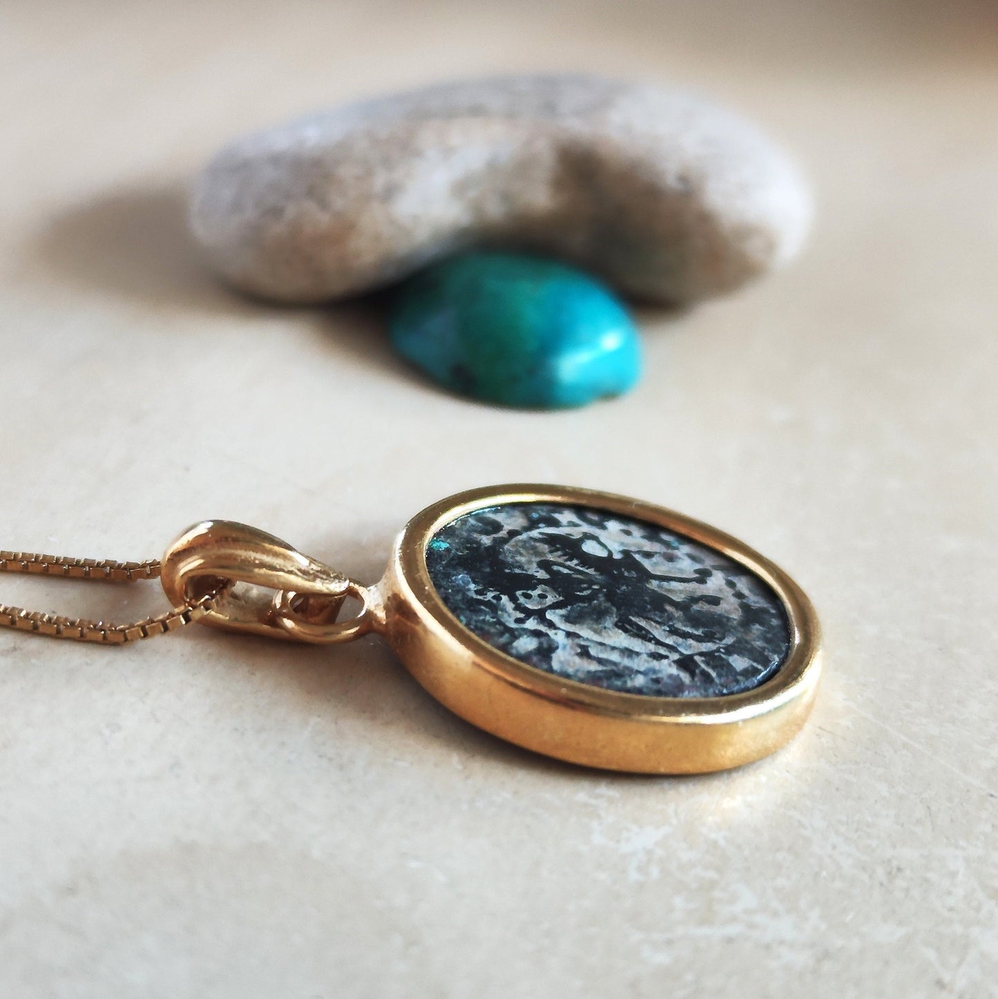Ancient Crusader Knight Coin Pendant, Christian Cross Necklace, Horse Coin Gold Plated Necklace, Armenia Cilicia Coin, History Buff Gift