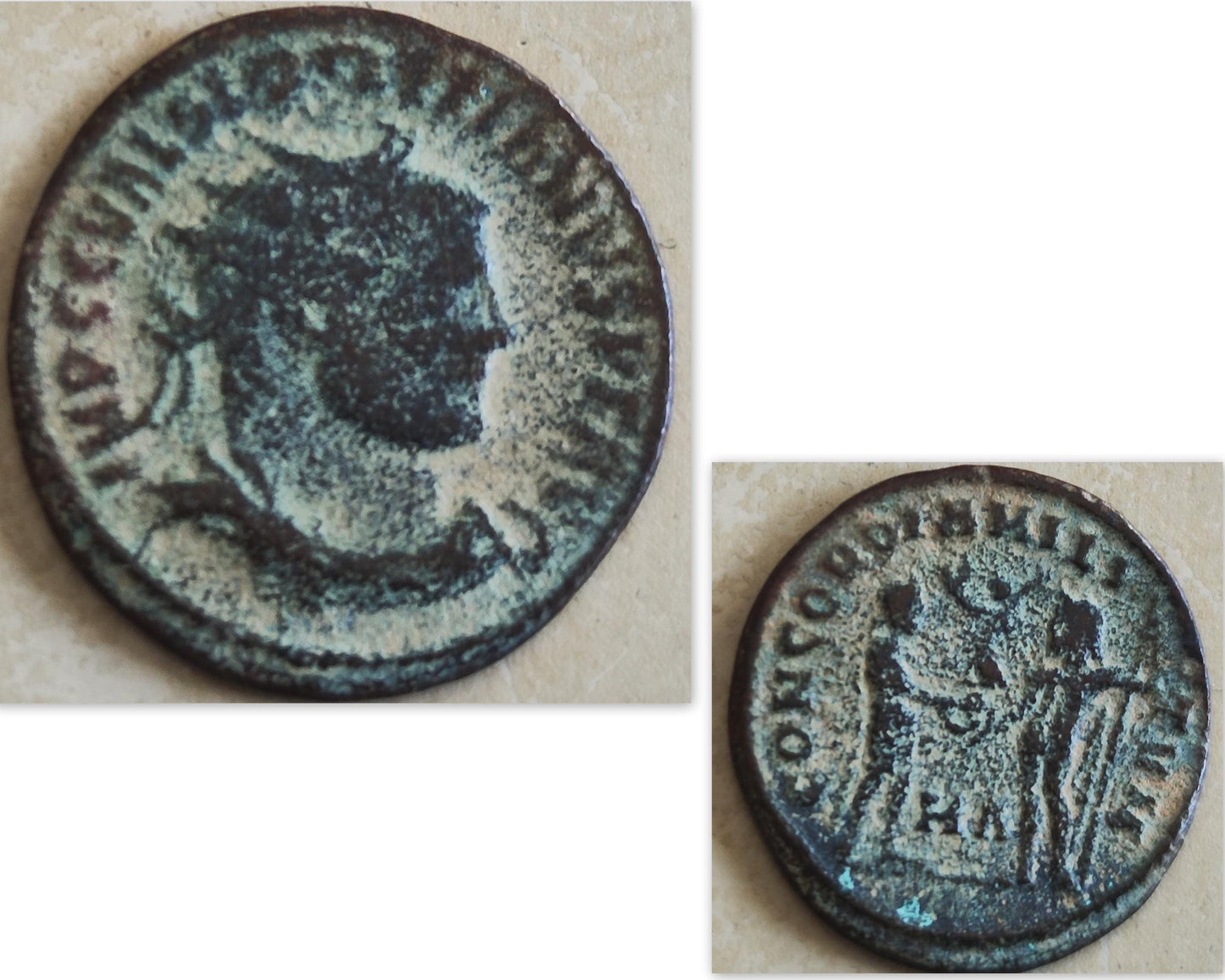 Certified Antique Roman Coin Necklace, Genuine Emperor Diocletian Gold Plated medallion, Women Unisex Ancient Coin Jewelry, vintage Necklace