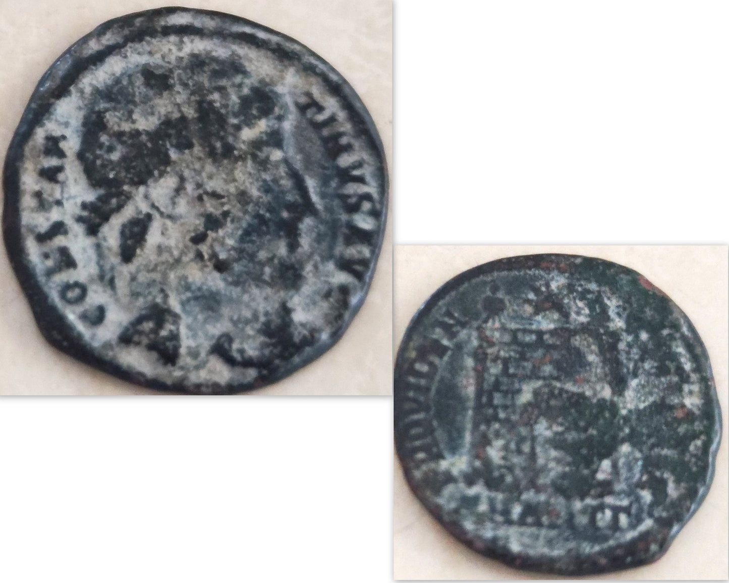 Authentic Certified Roman coin necklace, Antique Constantine the Great medallion, Emperor pendant, Vintage coin jewelry, unisex gift idea