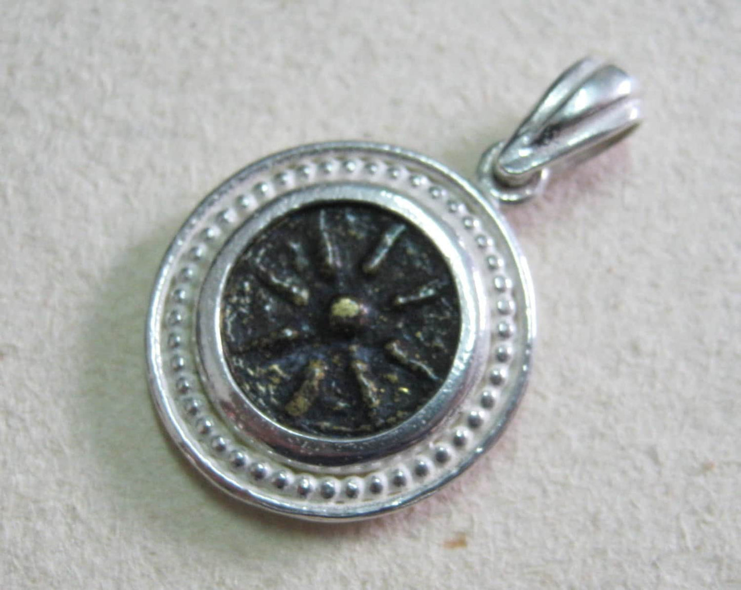 Sterling Silver Widow's Mite Coin Necklace: Ancient Replica Pendant Barr Designs