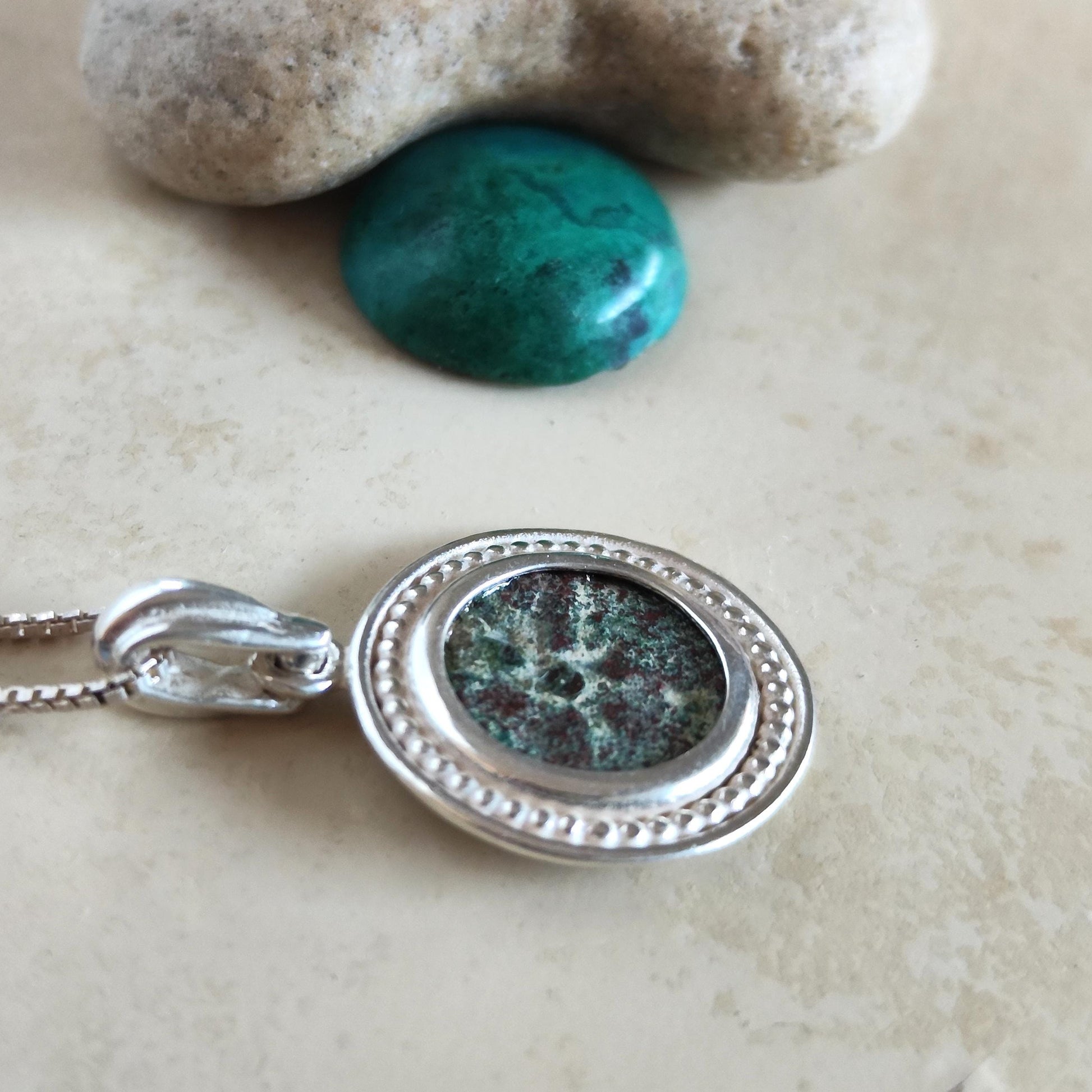 Biblical Widow Mite Coin Silver Necklace, Jesus New Testament Medallion Barr Designs