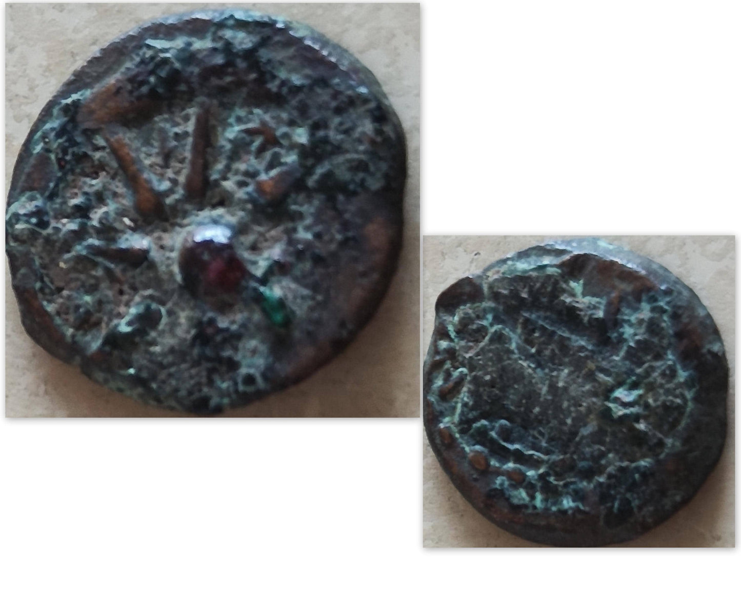 Widow's Mite Pendant, Genuine Ancient Coin Necklace, Jesus Christ Antique Coin Barr Designs