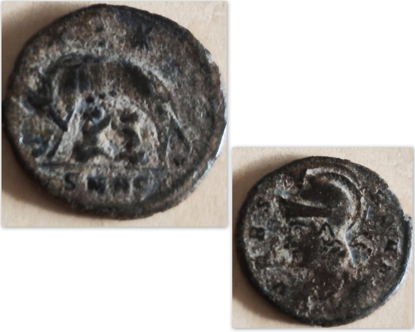 Romulus and Remus She Wolf Necklace: Ancient Roman Coin, Sterling Silver Barr Designs