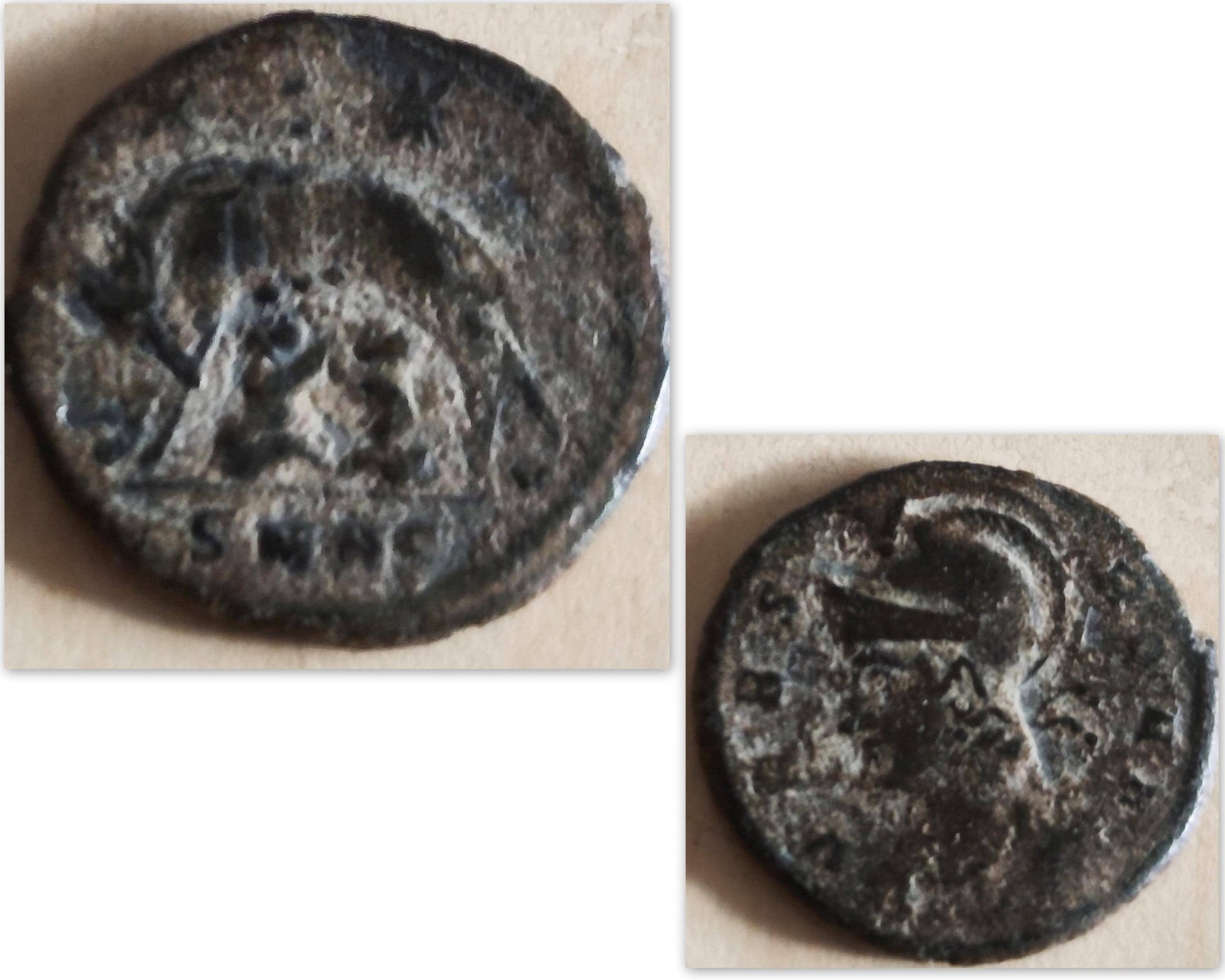 Romulus and Remus She Wolf Necklace: Ancient Roman Coin, Sterling Silver Barr Designs