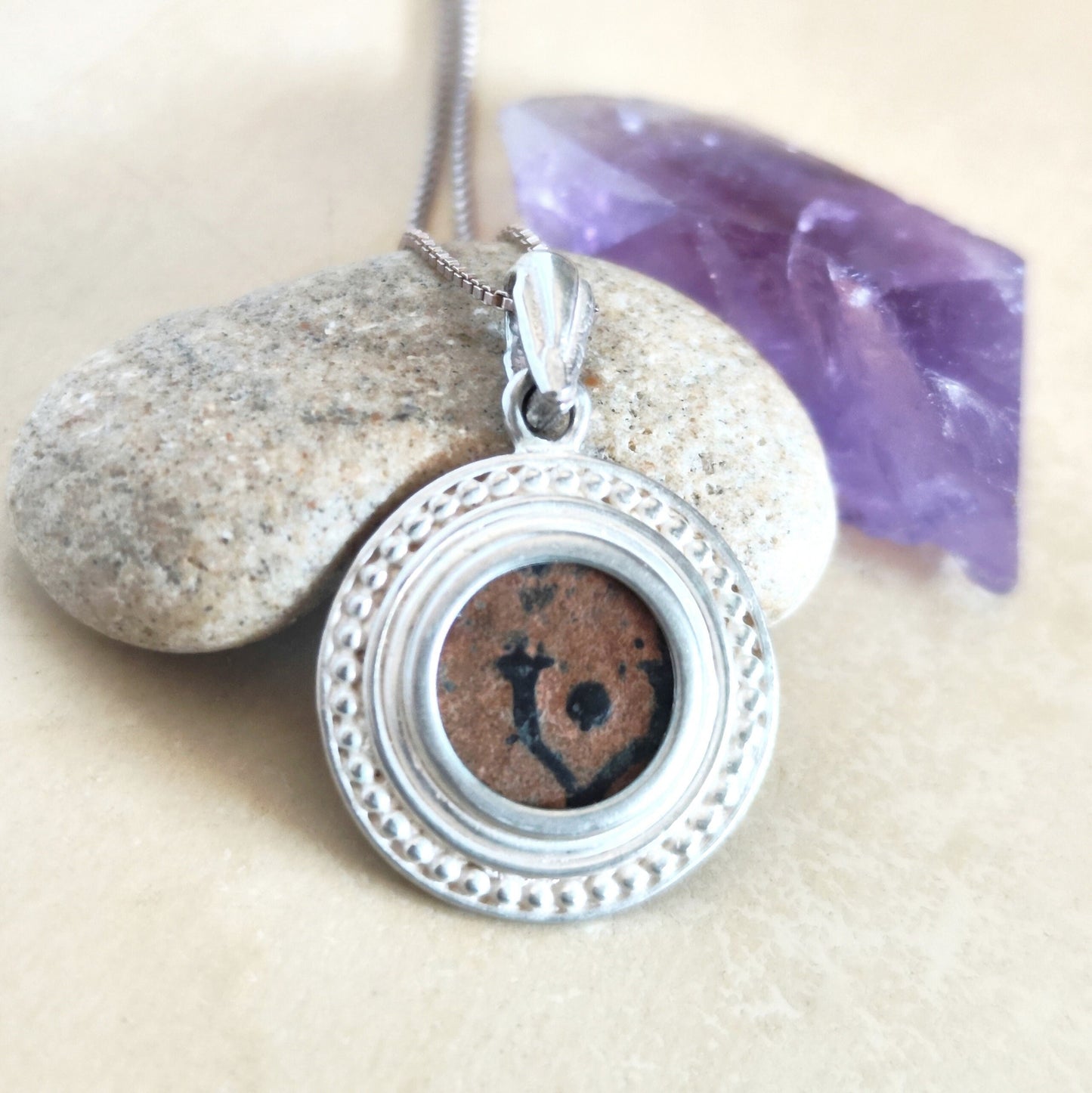 Widow's Mite Coin Pendant, Genuine Ancient Cornucopia Coin Necklace, Judean Silver Coin Pendant, Widow Mite Jewelry, Unisex Biblical Gift