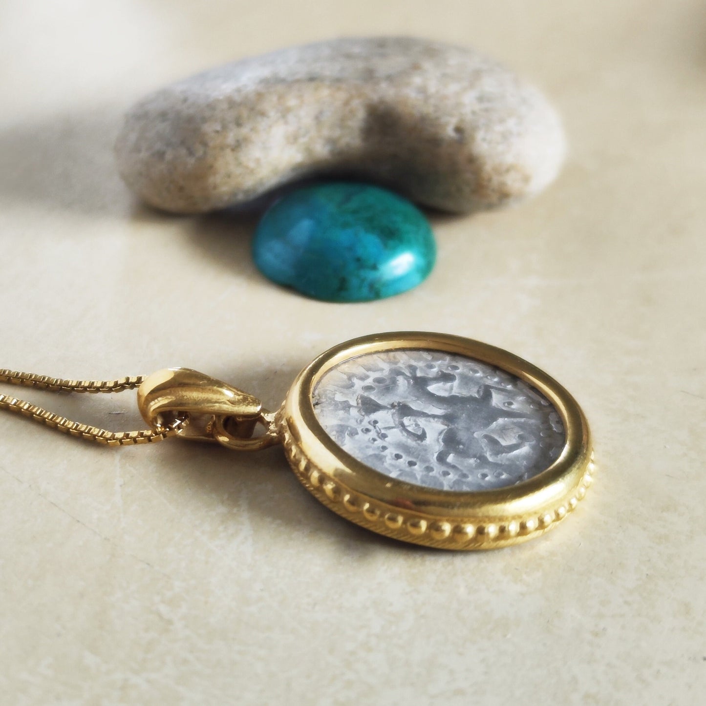 Ancient Medieval Silver Coin Necklace, Authentic Armenia Kingdom Horse Lion Coin, Christian Crusader Cross pendant, Vintage style jewelry