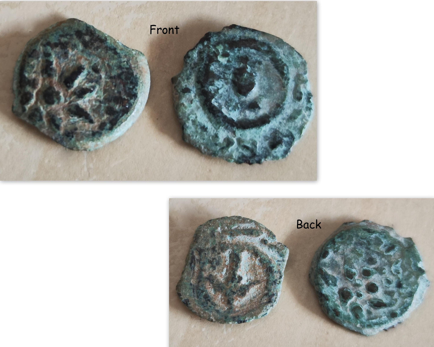 Genuine Widow's Mite Coin Earrings, Ancient Bible Coin Dangle Earrings, Christian Gift, Gold Plated Drop Earrings, Jesus coin Christmas gift