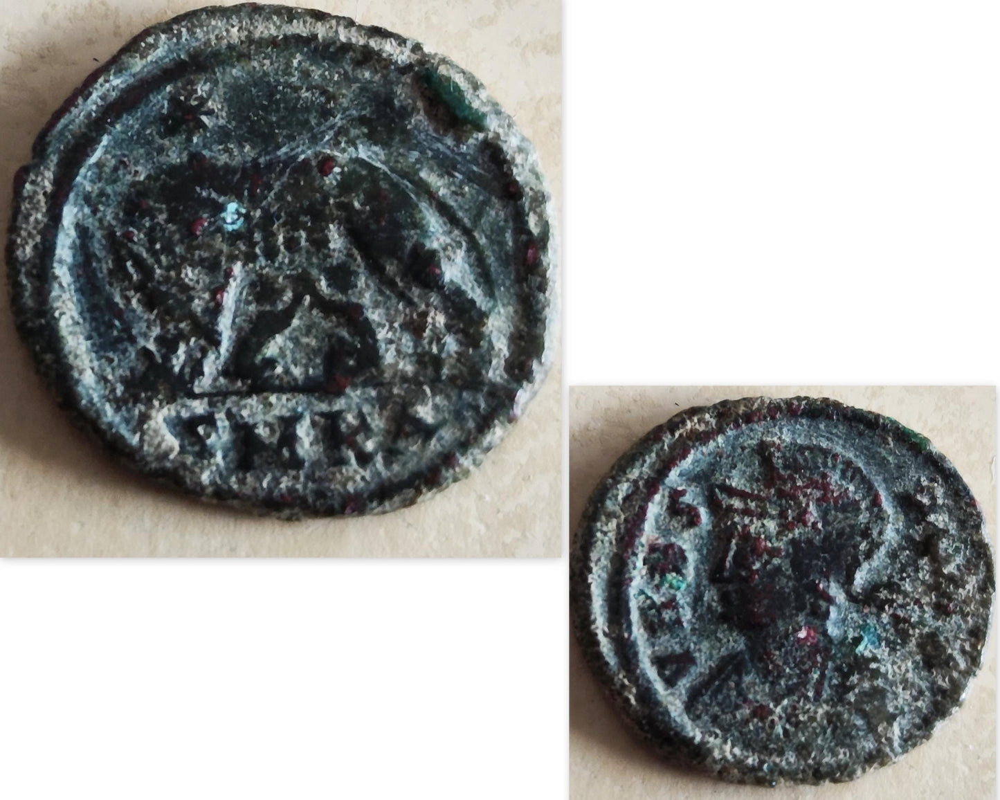 Roman Constantine Coin of Romulus and Remus Silver Necklace Barr Designs