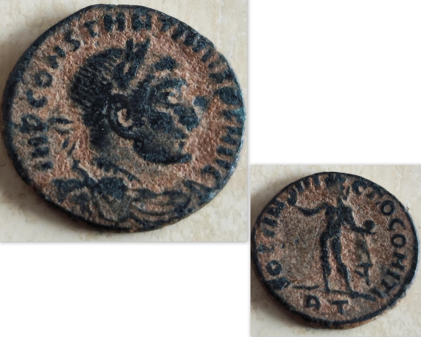 Constantine the Great Pendant, Christian Coin Necklace, Roman Coin Necklace, Ancient Coin Necklace, Antique Coin Pendant, Christian Gift