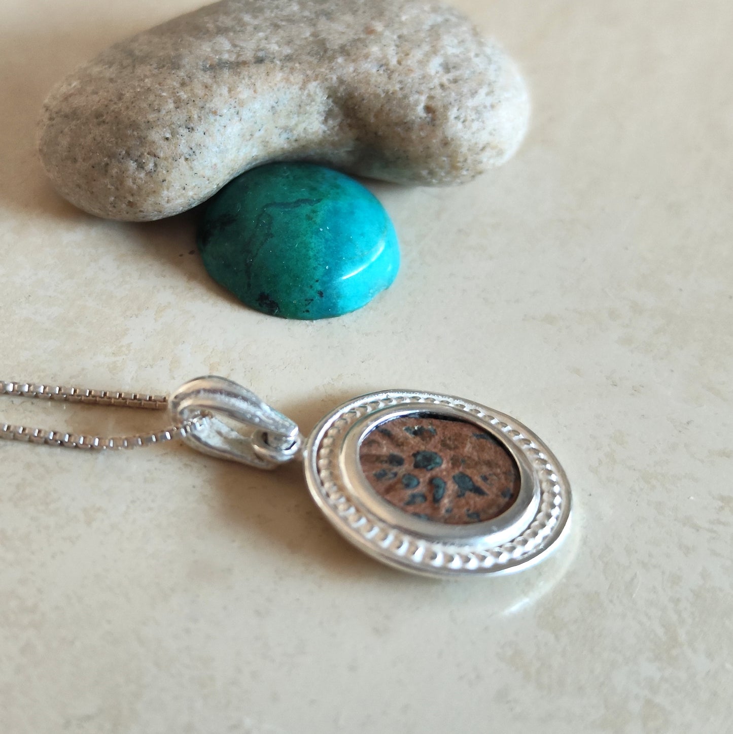 Certified Antique Widow's Mite Coin Pendant, Christian Medallion Gift, Mark 12:41 Bible Jewelry