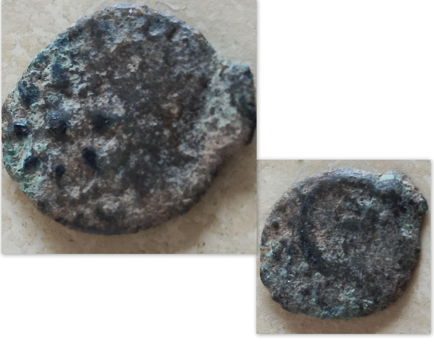 Widow's Mite Pendant: Ancient Bronze Coin, Sterling Silver Christian Necklace Barr Designs