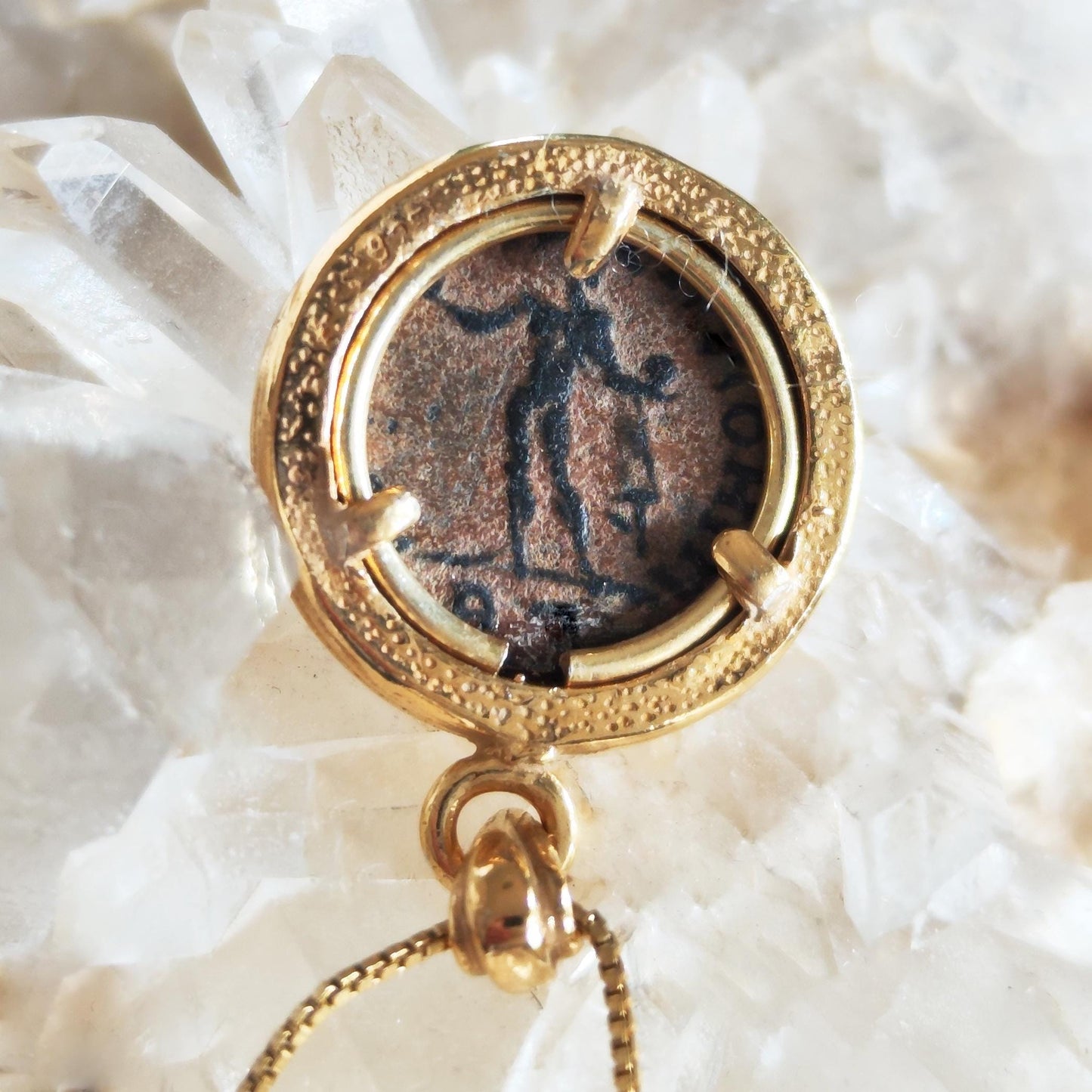 Constantine the Great Pendant, Christian Coin Necklace, Roman Coin Necklace, Ancient Coin Necklace, Antique Coin Pendant, Christian Gift Barr Designs