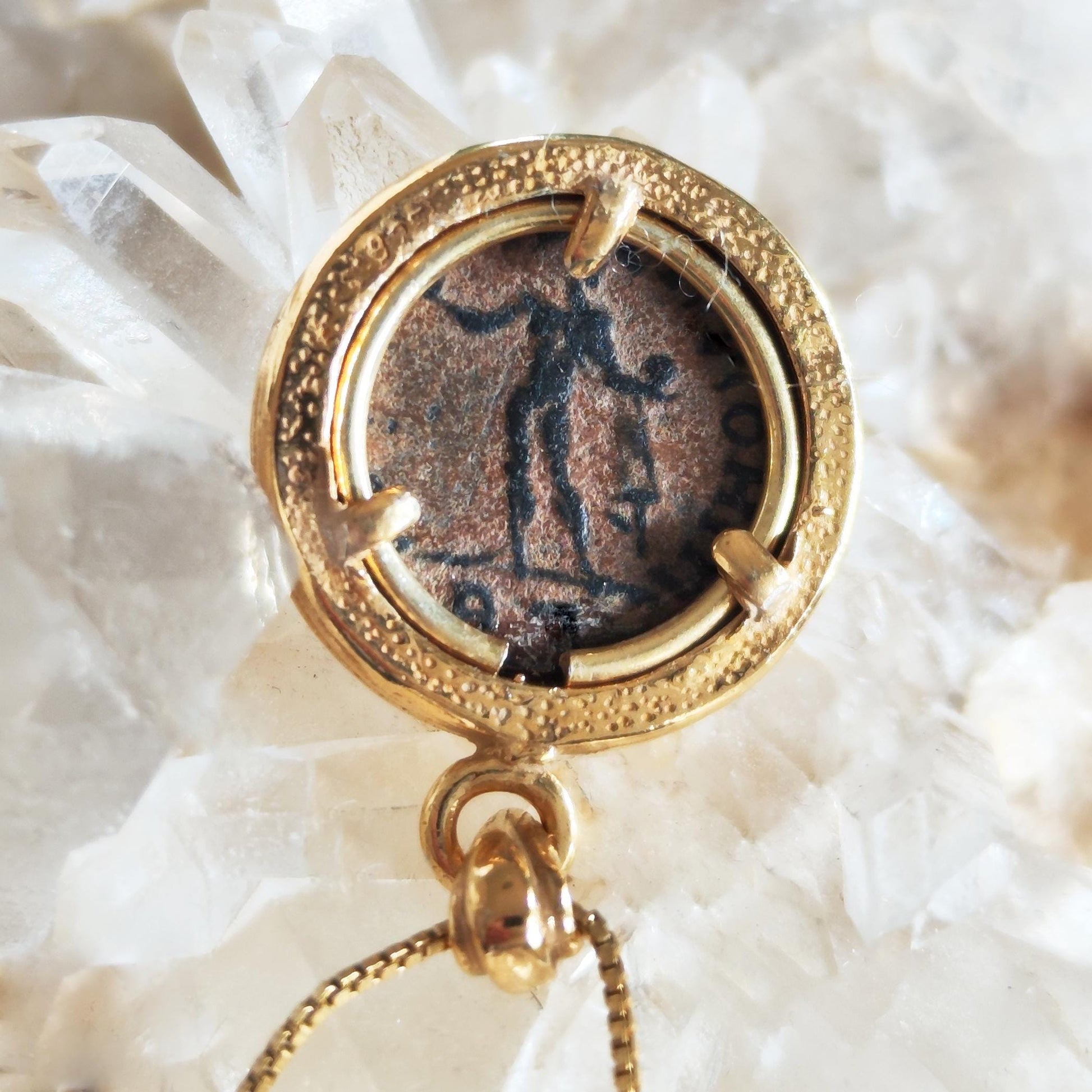 Constantine the Great Pendant, Christian Coin Necklace, Roman Coin Necklace, Ancient Coin Necklace, Antique Coin Pendant, Christian Gift Barr Designs