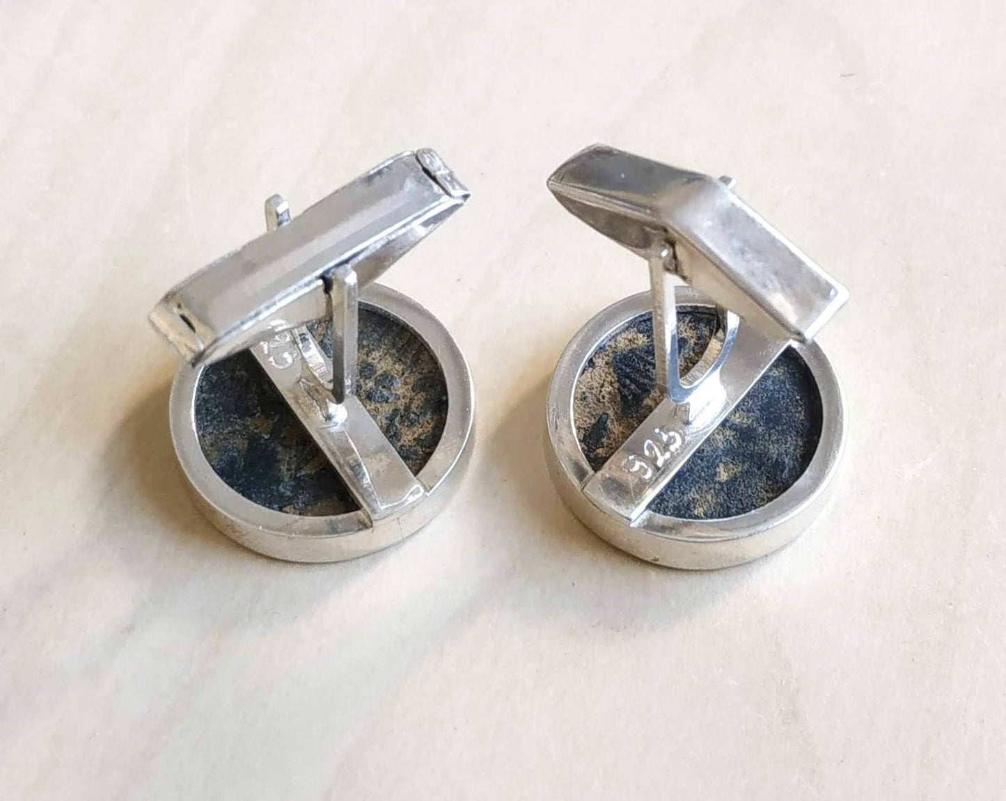 Antique Jewish Coin Cufflinks, Ancient king Herod Agrippa Coin Silver Cufflinks, Roman Coin cufflinks, History Gift for Men, Israeli jewelry
