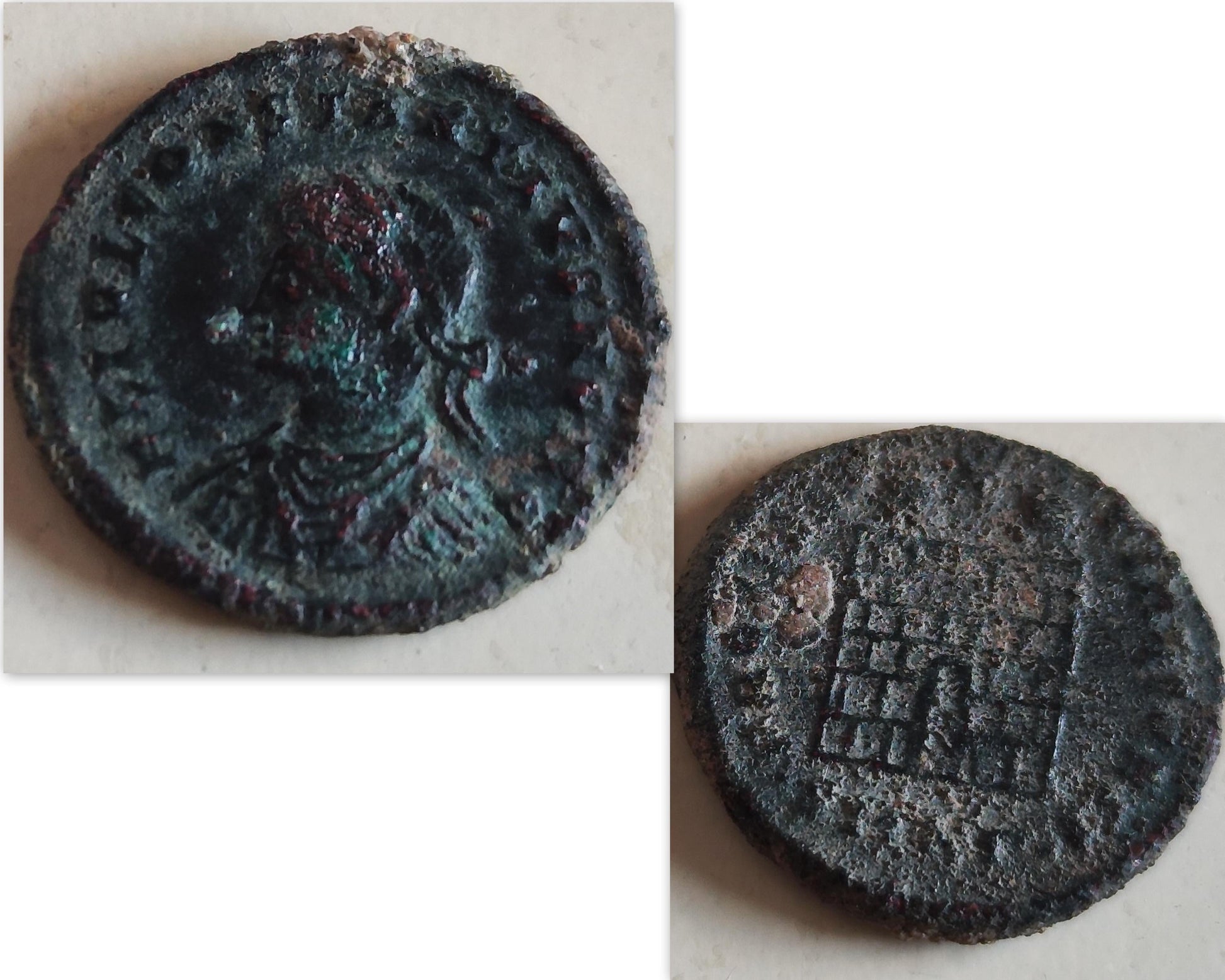Antique Roman Coin Necklace: Emperor Constantius II, Sterling Silver Pendant Barr Designs