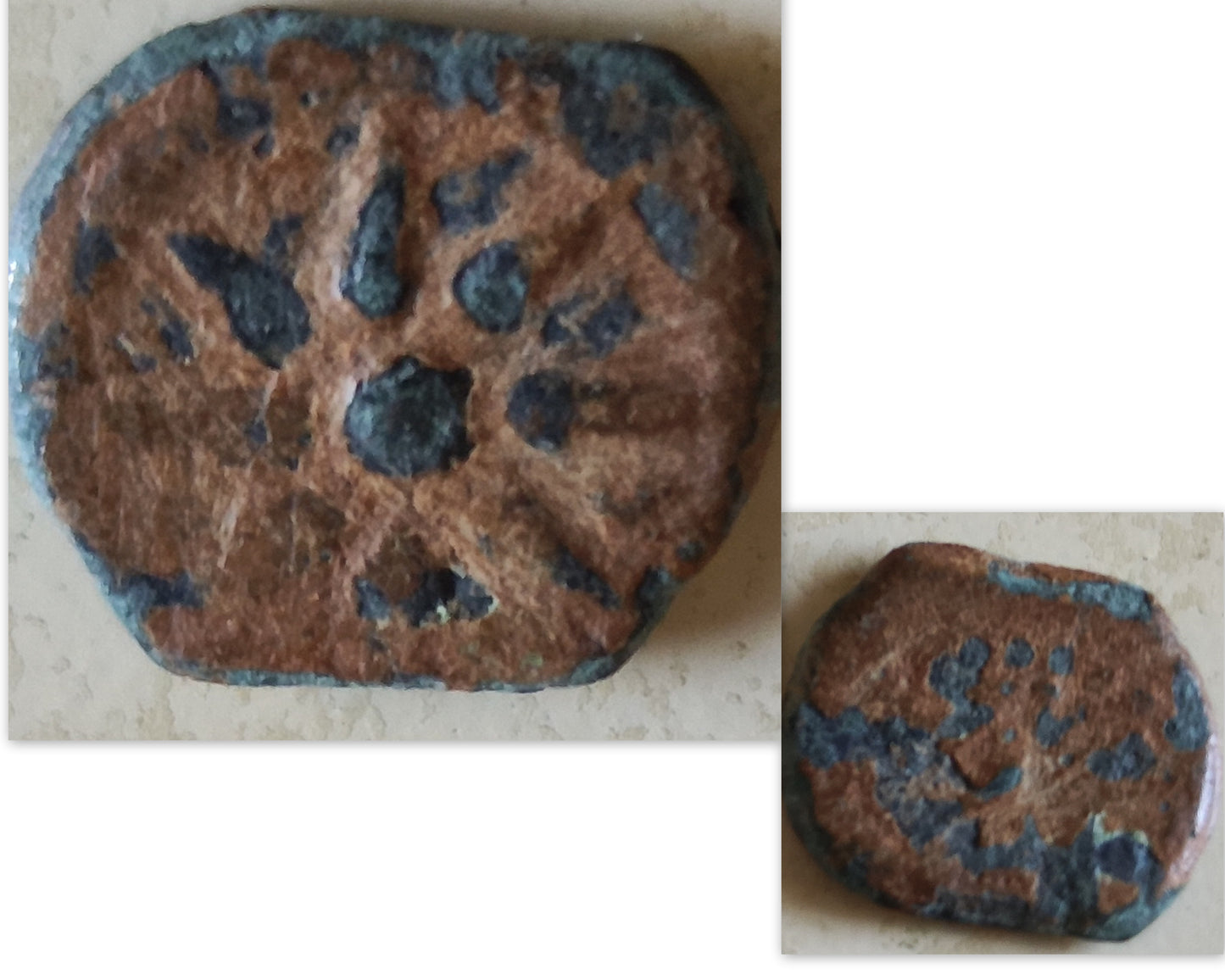 Certified Antique Widow's Mite Coin Pendant, Christian Medallion Gift, Mark 12:41 Bible Jewelry