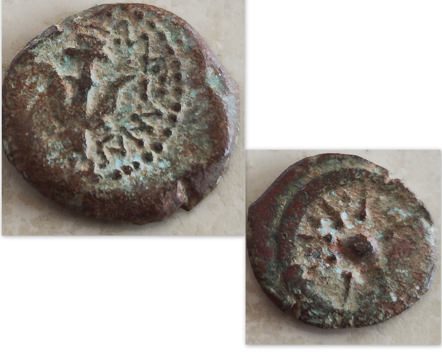 Authentic Certified Ancient Coin Pendant, Widow's Mite Necklace, Medallion Necklace, Vintage Coin Pendant, Christian Coin Gift, Widow Gift