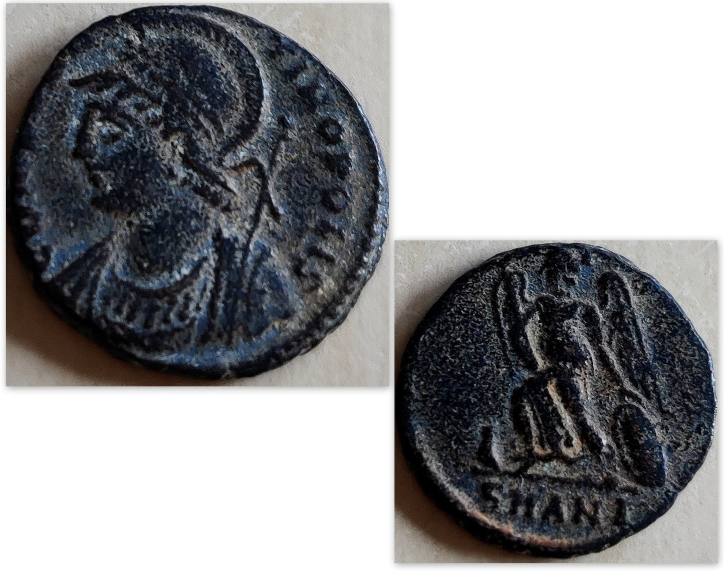 Roman Constantine the Great ancient Coin Medallion, Christian Men Necklace, Christmas Gift Idea Barr Designs