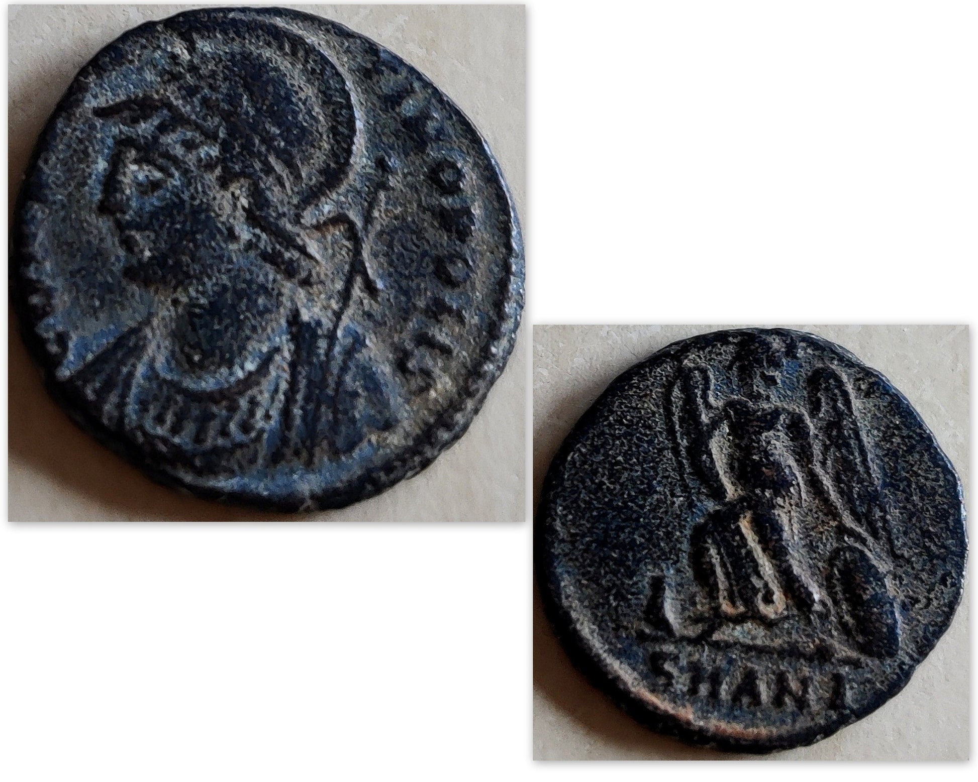 Roman Constantine the Great ancient Coin Medallion, Christian Men Necklace, Christmas Gift Idea Barr Designs