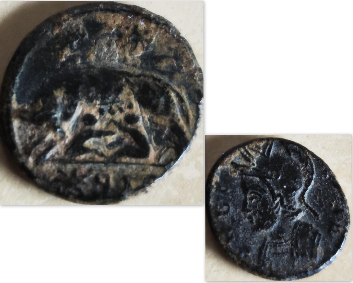 Romulus & Remus Wolf Coin Necklace: Ancient Roman Mythology Medallion Barr Designs