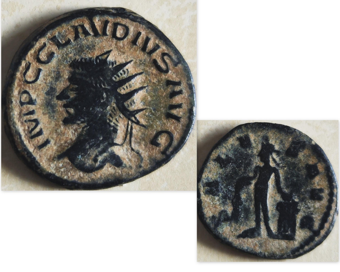 Emperor Claudius Roman Coin Necklace, Ancient Coin Pendant Medallion, Vintage Gift Idea, History Lover Jewelry